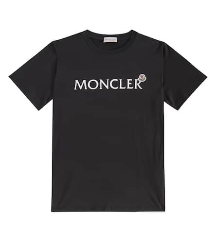 Logo cotton jersey T-shirt - Moncler Enfant - Modalova