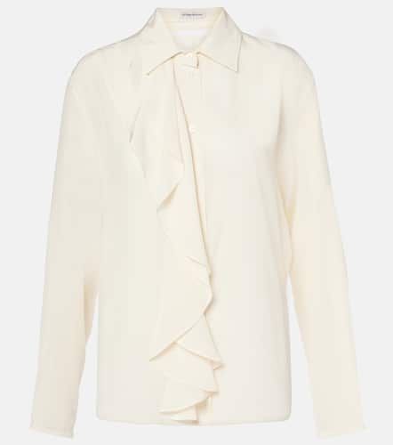 Ruffled silk blouse - Victoria Beckham - Modalova