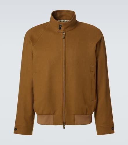 Harrington cashmere blouson jacket - Burberry - Modalova