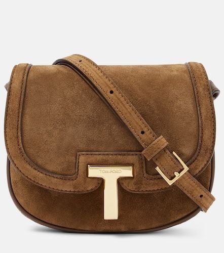 Schultertasche Wallis Mini aus Veloursleder - Tom Ford - Modalova