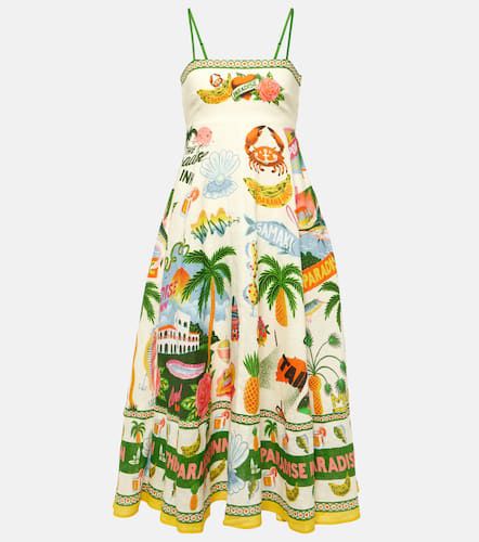 AlÃ©mais Paradiso printed linen maxi dress - Alemais - Modalova