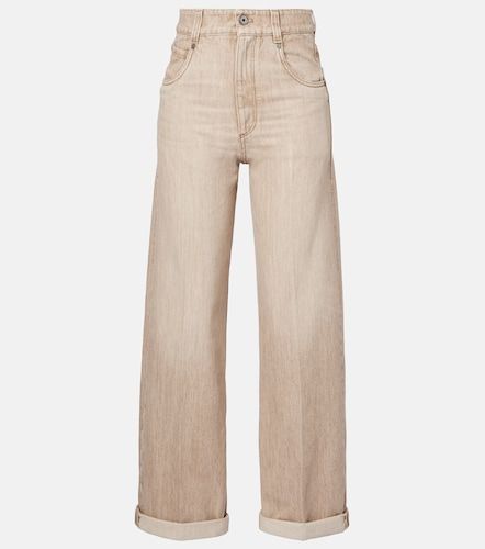 Jeans a gamba larga - Brunello Cucinelli - Modalova