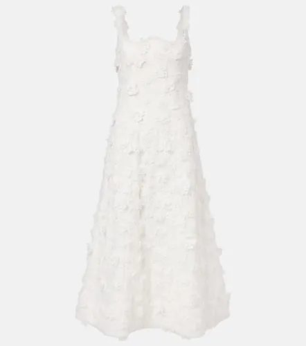 Odette floral-applique lace cocktail dress - Leo Lin - Modalova