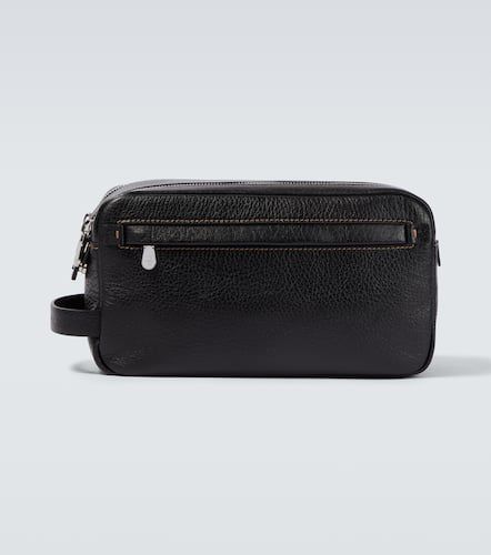 Leather toiletry bag - Brunello Cucinelli - Modalova