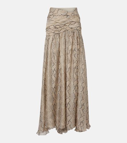 Maxirock aus Seidenchiffon - Elie Saab - Modalova