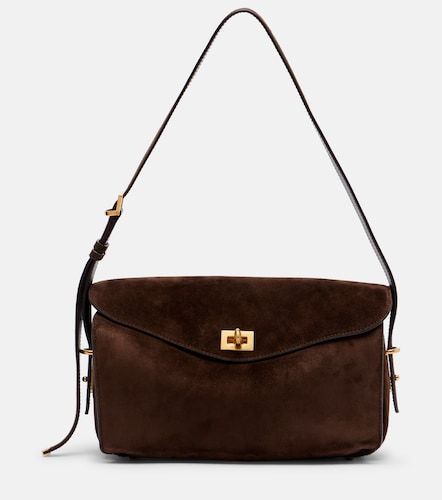 Le 7 Medium suede shoulder bag - Balenciaga - Modalova