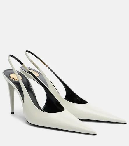 Guermantes patent leather slingback pumps - Saint Laurent - Modalova