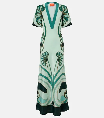 Marlene silk crepe de chine maxi dress - La DoubleJ - Modalova