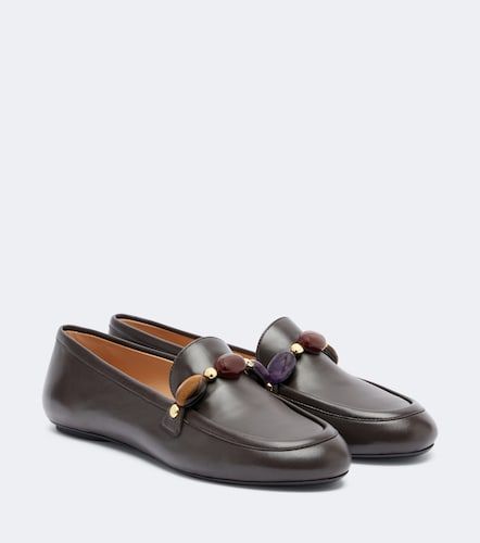 Embellished leather loafers - Gianvito Rossi - Modalova