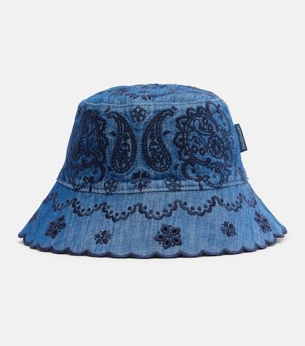 Cappello a secchiello in denim con ricamo - Zimmermann - Modalova