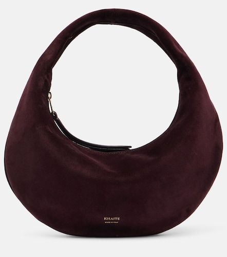 Olivia Mini suede top-handle bag - Khaite - Modalova
