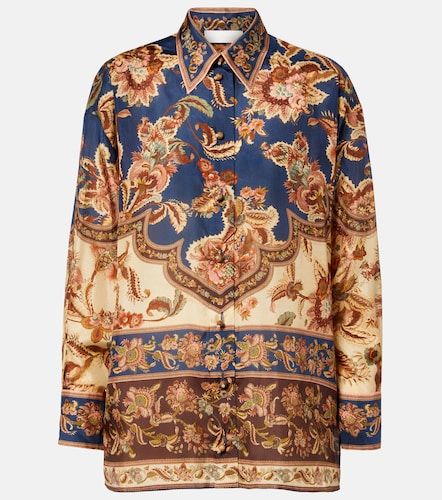 Camisa Aster de seda estampada - Zimmermann - Modalova