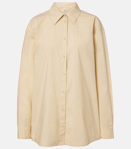Camicia in popeline di cotone oversize - Toteme - Modalova