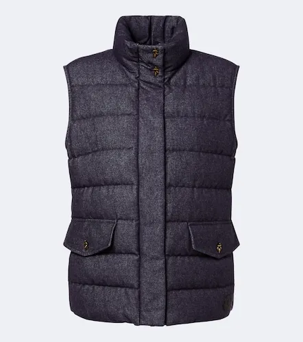 Daunenweste Bessez aus Denim - Moncler - Modalova
