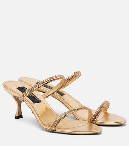 Mules 60 con cristalli - Dolce&Gabbana - Modalova