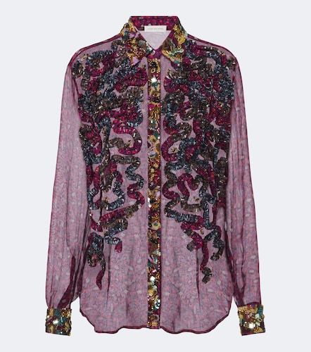 Dries Van Noten Besticktes Hemd - Dries Van Noten - Modalova