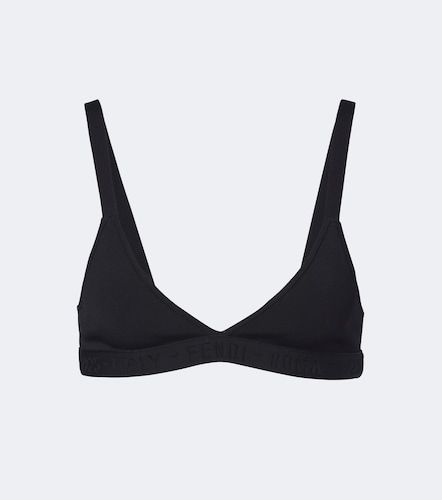 Fendi Top triangular con logo - Fendi - Modalova