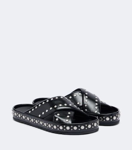 Fendi Sandali in pelle con borchie - Fendi - Modalova
