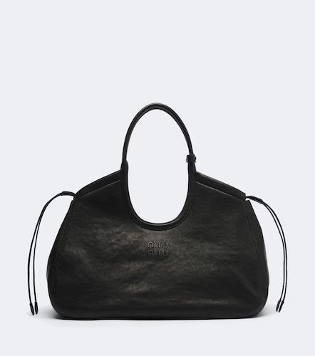 Miu Miu Ivy leather tote bag - Miu Miu - Modalova
