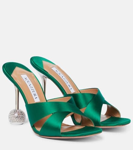 Yes Darling 95 satin sandals - Aquazzura - Modalova