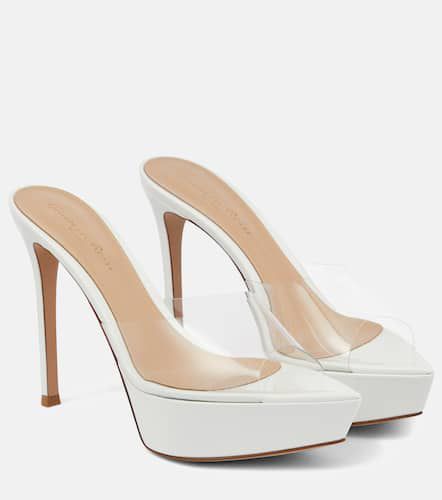 Betty PVC and leather sandals - Gianvito Rossi - Modalova