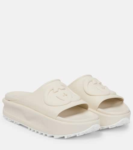 Interlocking G platform slides - Gucci - Modalova