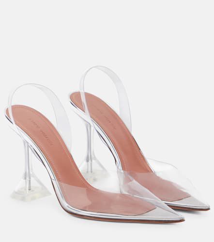 Pumps slingback Holli Glass in PVC - Amina Muaddi - Modalova