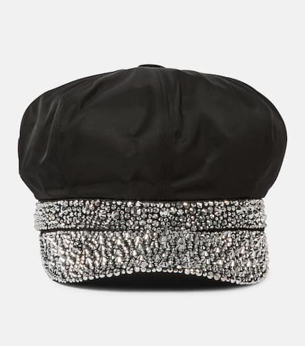 Cappello in Re-Nylon con borchie - Prada - Modalova