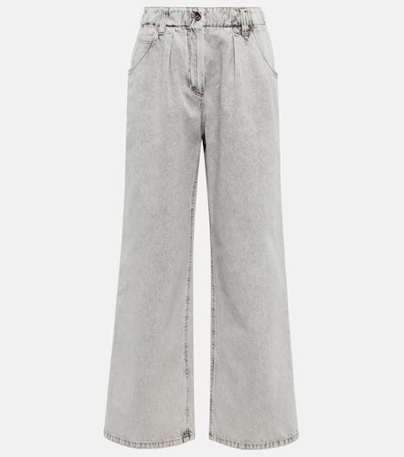 High-rise wide-leg jeans - Brunello Cucinelli - Modalova