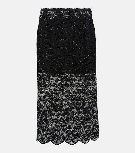 Rabanne Layered lace midi skirt - Rabanne - Modalova