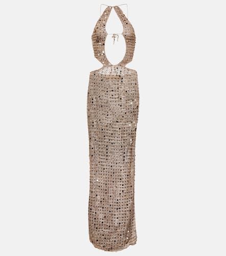 Morel cutout sequined maxi dress - Aya Muse - Modalova