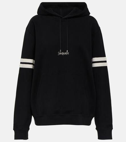 Saint Laurent Cotton jersey hoodie - Saint Laurent - Modalova