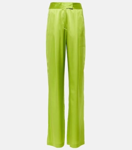 Pantalones anchos de satén de seda - The Sei - Modalova