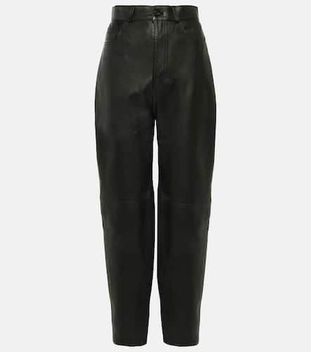 Toteme Tapered leather pants - Toteme - Modalova