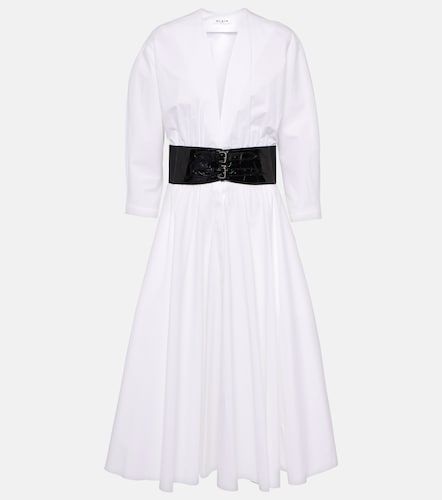 Alaïa Vestido midi de algodón - Alaia - Modalova