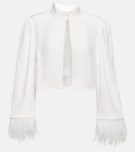 Bridal Addison feather-trimmed jacket - Rixo - Modalova