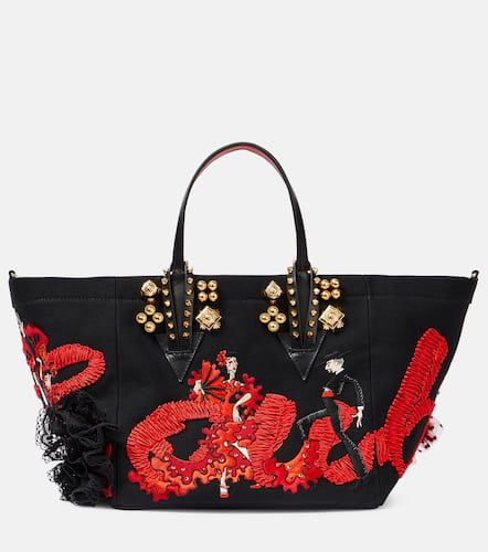 X Rossy de Palma Flamencaba Small embroidered tote bag - Christian Louboutin - Modalova