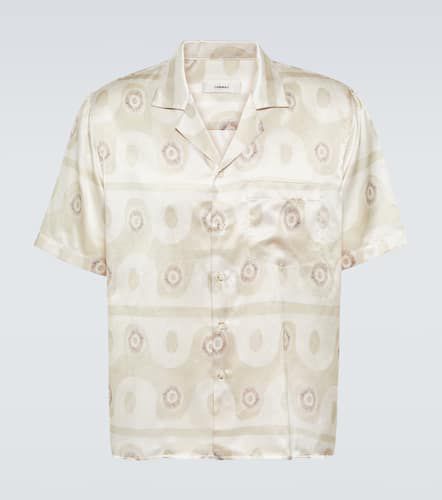 Printed silk and cotton shirt - Commas - Modalova