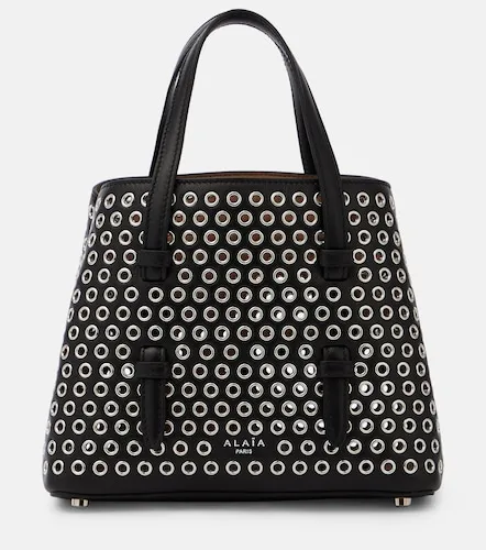Mina 20 embellished leather top-handle bag - Alaia - Modalova