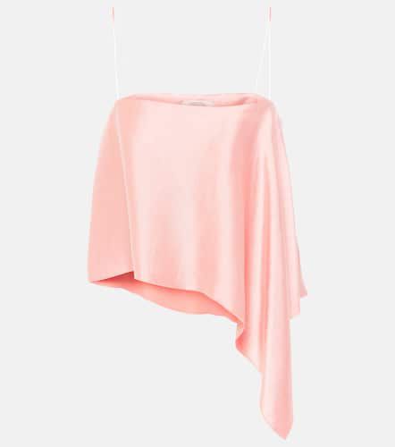 Top asimmetrico Slouchy Elegance in raso - Dorothee Schumacher - Modalova