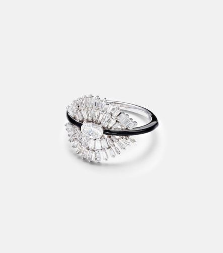 Anillo Eyelash de oro blanco de 18 ct con diamantes - Kamyen - Modalova
