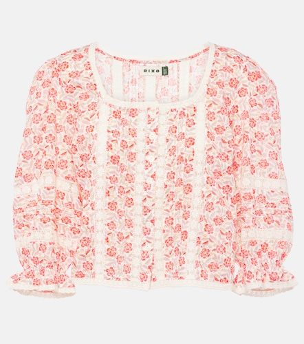 Top Jacques in cotone con stampa floreale - Rixo - Modalova