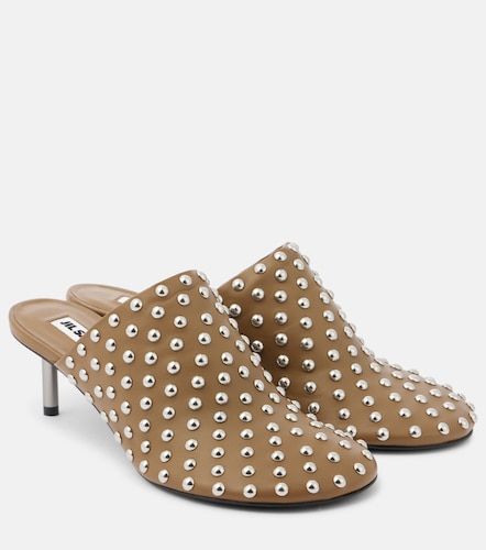 Mules in pelle con borchie - Jil Sander - Modalova