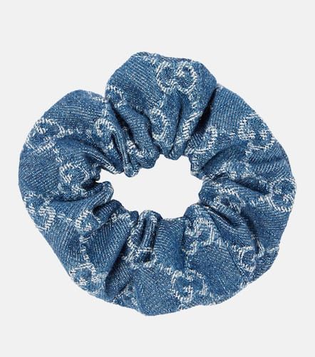 Gucci GG denim scrunchie - Gucci - Modalova