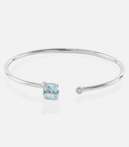 Peekaboo 18kt white gold bracelet with aquamarine and diamonds - Bucherer Fine Jewellery - Modalova