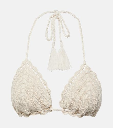 Top bikini in crochet di cotone - Anna Kosturova - Modalova