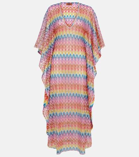 Zig Zag pointelle beach dress - Missoni - Modalova