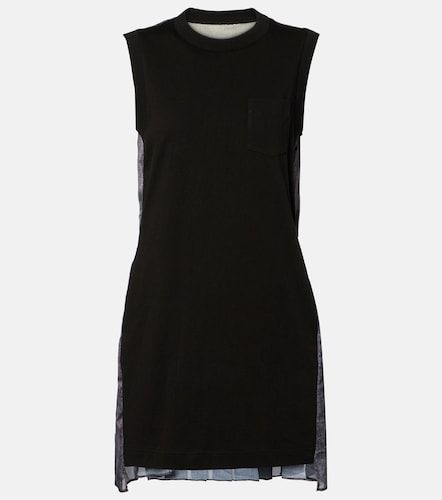 Sacai Miniabito in maglia di cotone - Sacai - Modalova