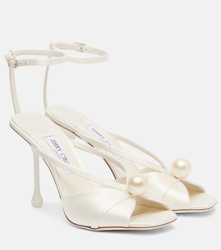 Sandali Siva 95 in raso con cristalli - Jimmy Choo - Modalova