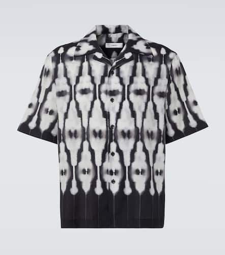 Ritual printed cotton and silk shirt - Commas - Modalova